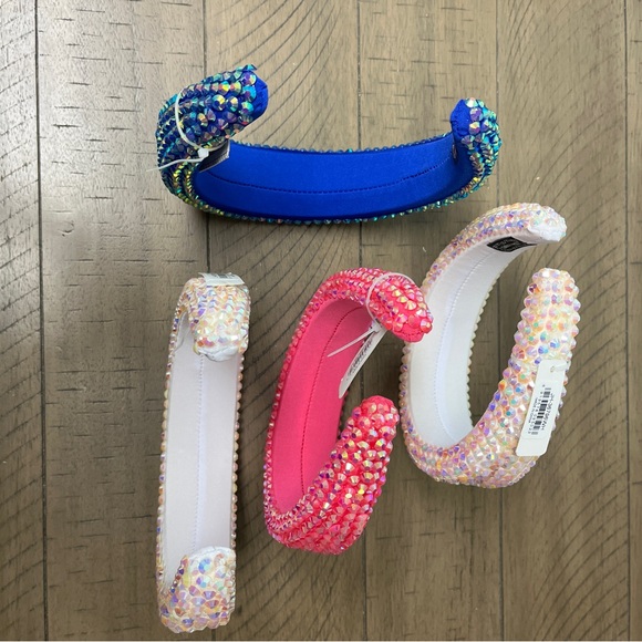 Headbands NWT, Crystal embellished, sold as group of 4, width 3/4”, - Picture 6 of 8